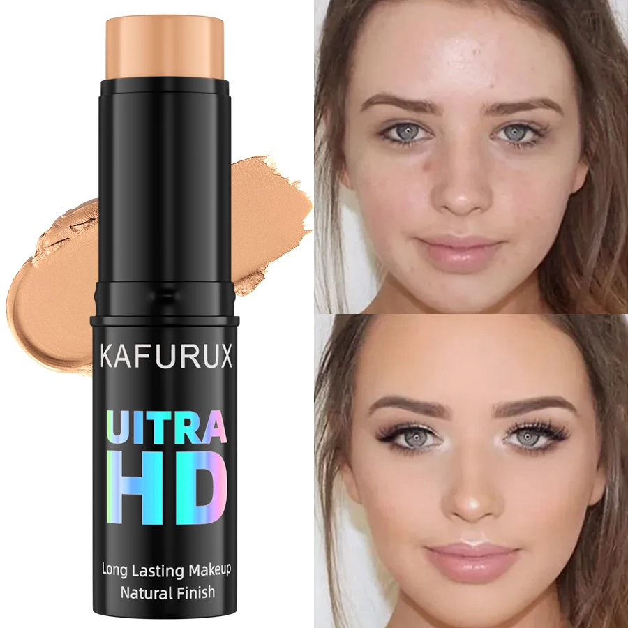 1PC フェイス Foudation コンシーラースティック長期的なくまコレクター輪郭コンシーラーペン韓国メイク女性のための顔 Cosme