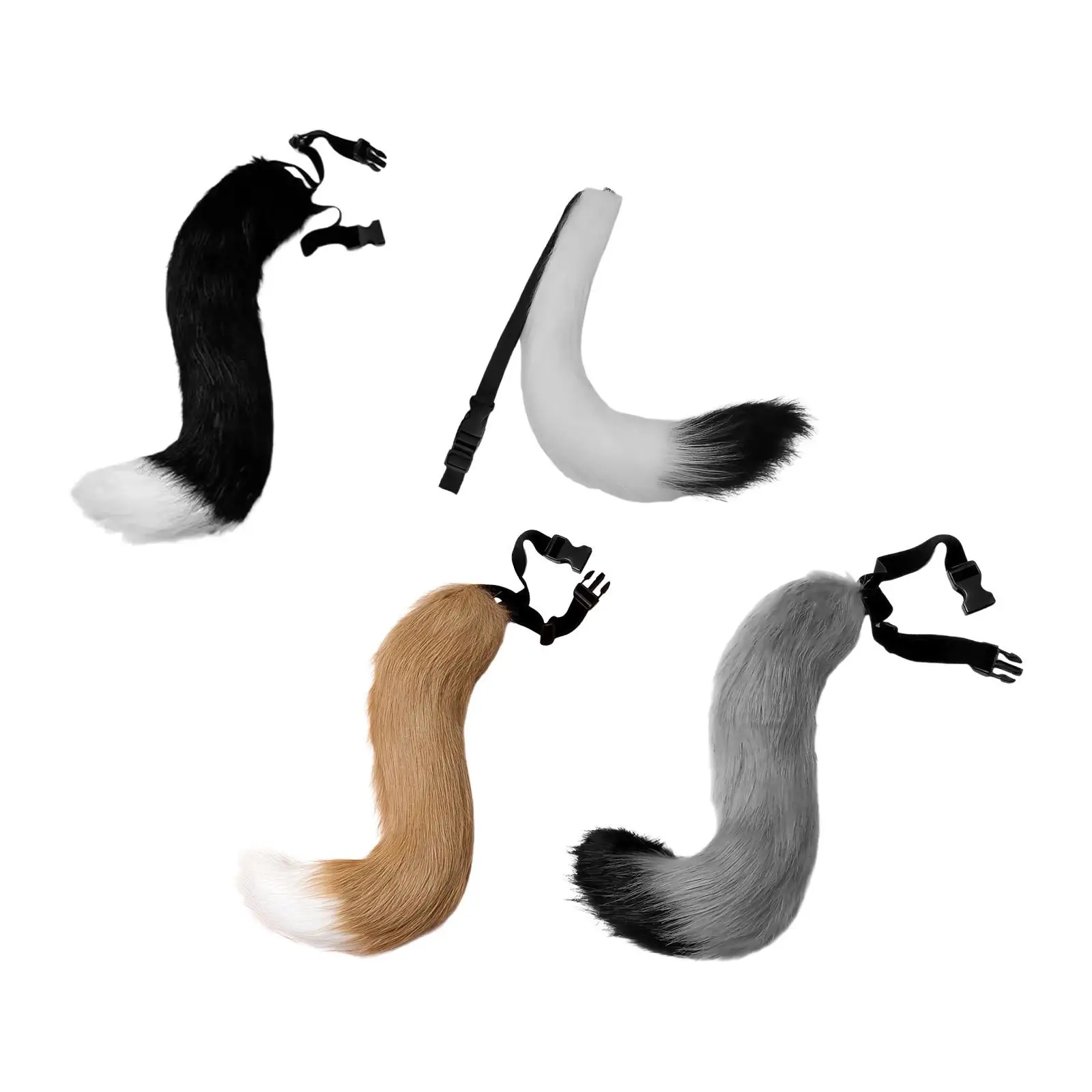 Cosplay dierenstaart cadeau decoratieve kattenstaart voor Festival Mardi Gras rollenspel