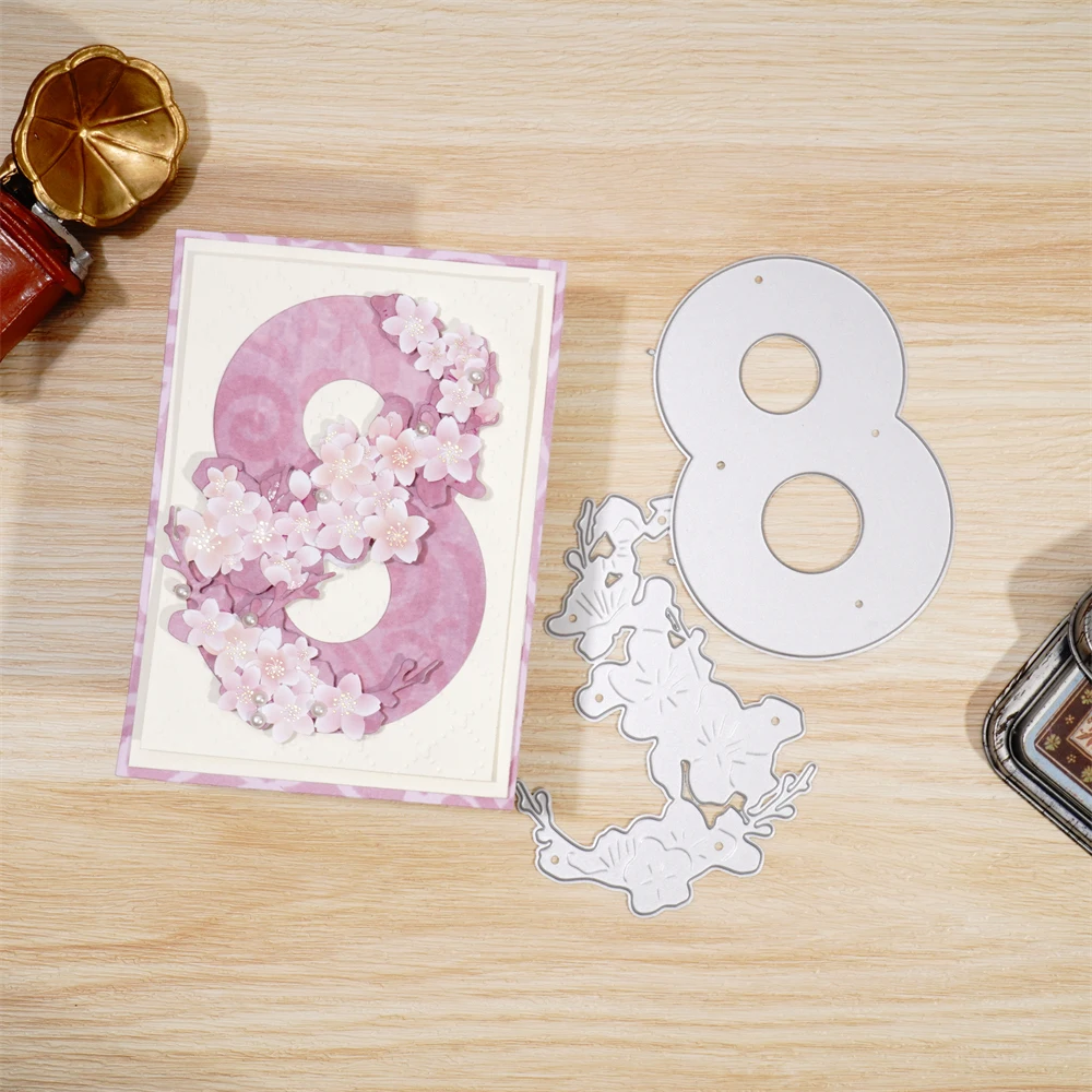 Metalls chneid werkzeuge Nummer & Muster für Scrap booking Schneidwerk zeuge Neuankömmlinge
