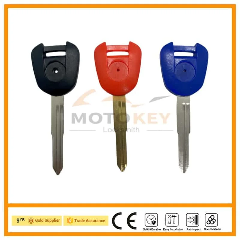 Motorcycle key For Honda CB1000 ST1300 VFR800 detachable chip motorcycle key Uncut Keys can be installed chip