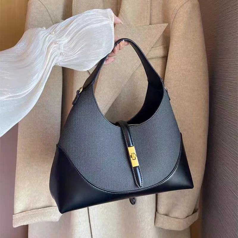 

Fashionable unique retro elegant women's handbag niche design multifunctional commuter portable large capacity shoulder bag