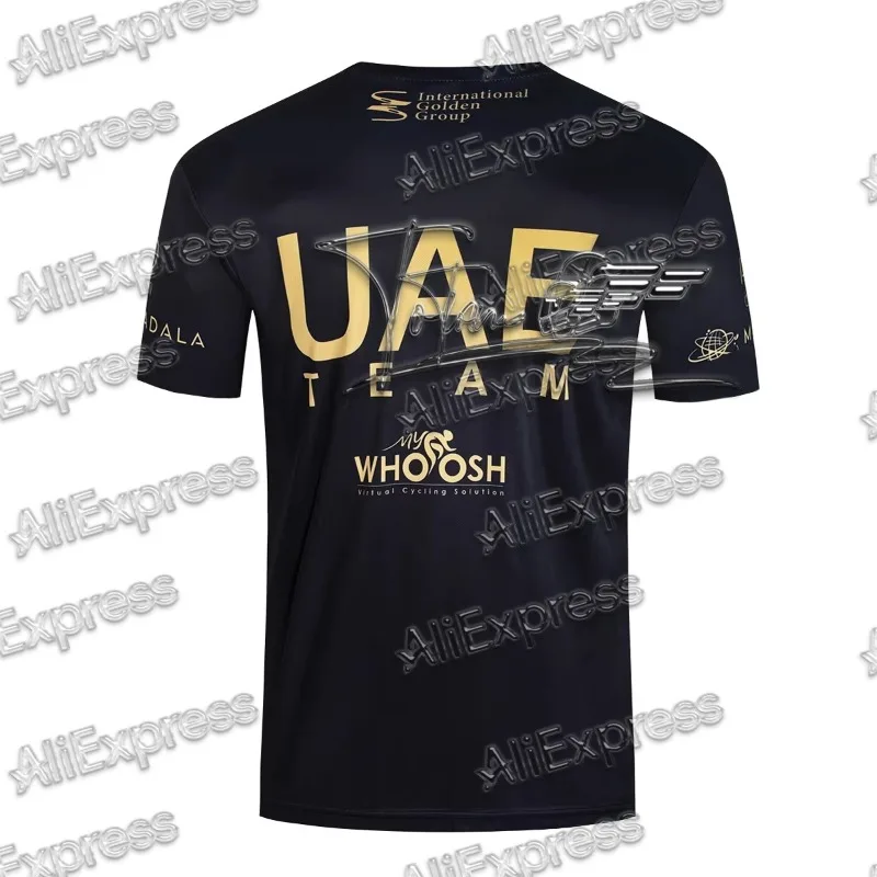 

UAE Team Cycling Jersey Outdoor Sports 2025 Trendy Men's fashion Quick Dry Running Tshirt Bike Maillot Sports T-shirt Clothing