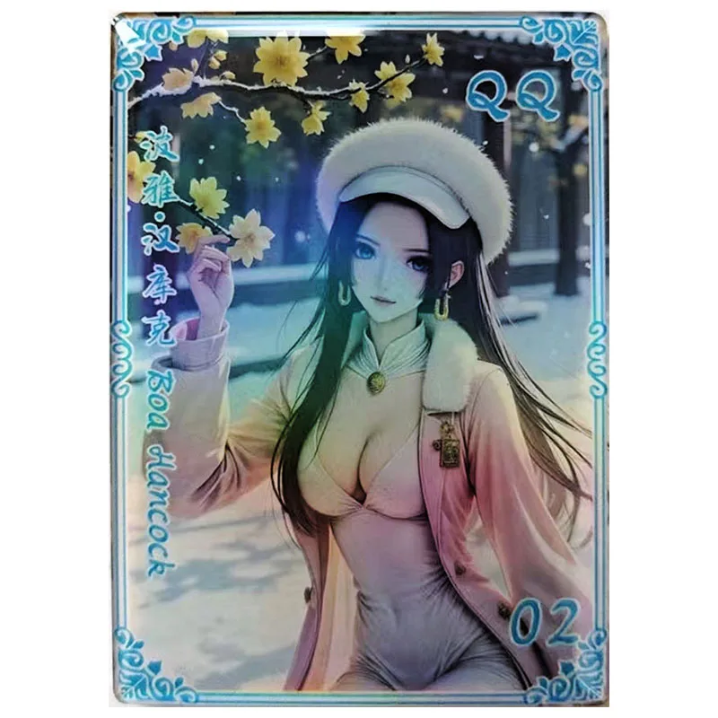 أنيمي قطعة واحدة نادرة محدودة QQ الايبوكسي منضدية لعبة الانكسار تحصيل بطاقات هانكوك لعب للأولاد عيد الميلاد هدية عيد ميلاد