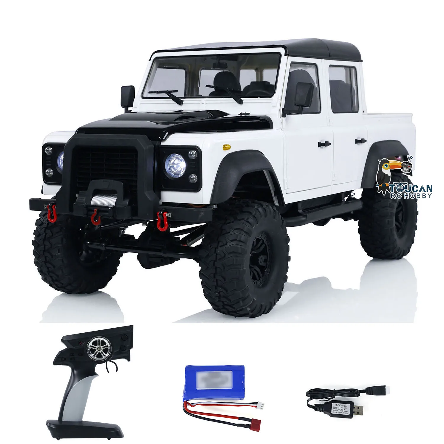 Double E 1/8 RC Crawler 4WD E102-003 Off-road Vehicle 4x4 D110 Radio Control Rock Car RTR Model Outdoors Toy Gift TH23142