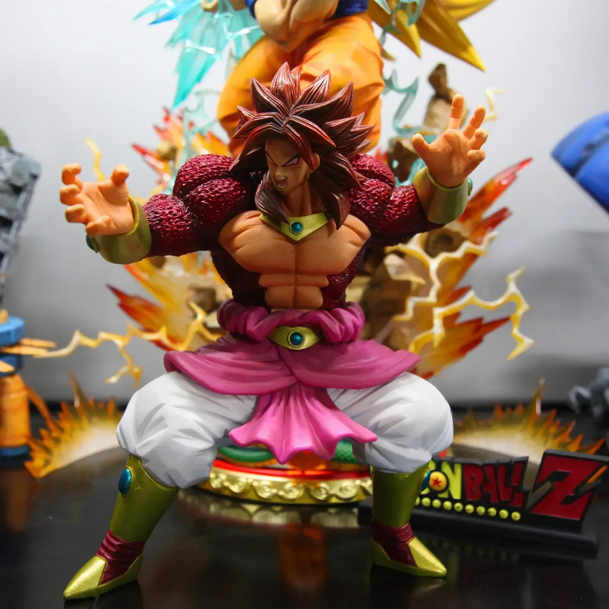 17-35cm Dragon Ball Z Broly Goku Gohan Trunks Anime Figure Model Gifts Figma Action Figurines Statue Collectible Dolls Toys Gift