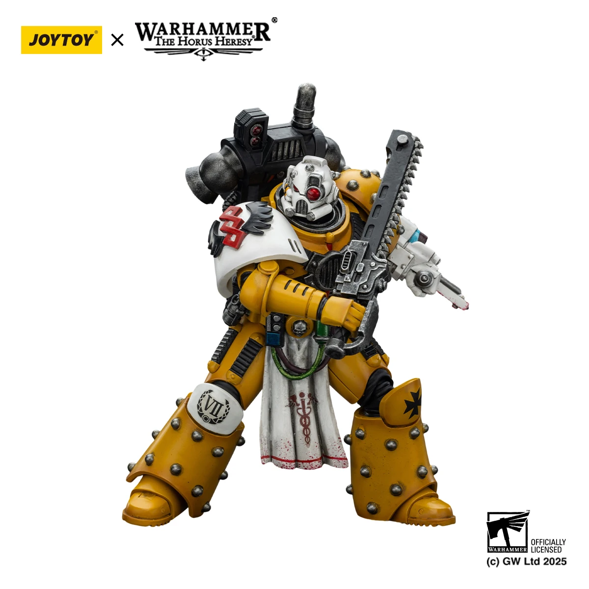 【البيع المسبق】JOYTOY Warhammer 40K Imperial Fists Legion Apothecary 1/18 نموذج ألعاب شخصيات الحركة