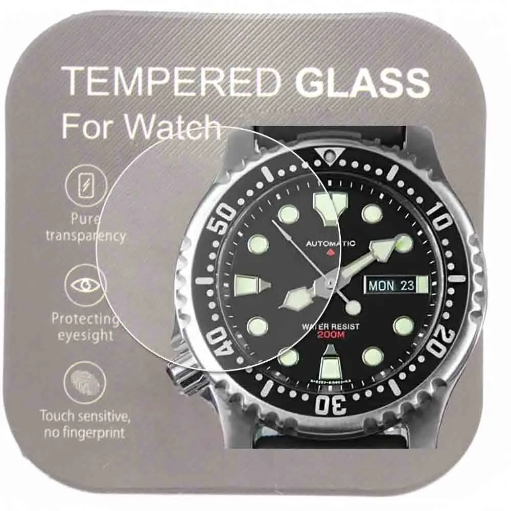 

3Pcs Glass For BN0151 BN0150 BN0190 BN0191 BN0175 BN0193 BN0194 BN0195 BN0200 BN2036 NY0040 Tempered Screen Protector Watch