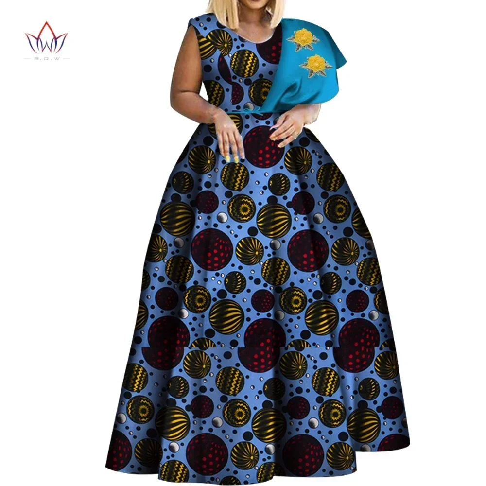 bintarealwax-dashiki-african-print-dresses-bazin-one-shoulder-party-dress-vestidos-plus-size-african-dresses-for-women-wy3834