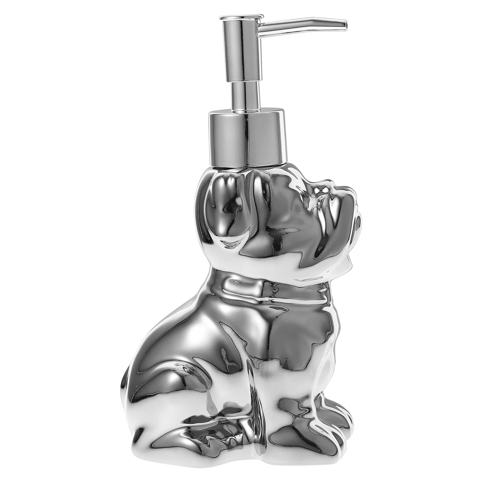 

Ceramic Cartoon Dog Soap Dispenser Exquisite Workmanship Practical Household Ceramic Soap Dispenser Lotion Bottle