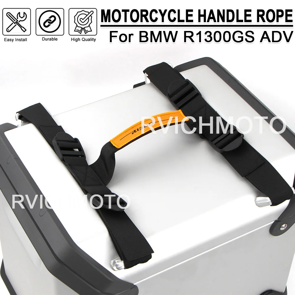 Image of Für BMW R1300GS ADV R1300 GSA R1300GS Adventure Motorrad Griffseil Seitenkoffer Topcase Gurte Seitenkoffer-Griffstreifen