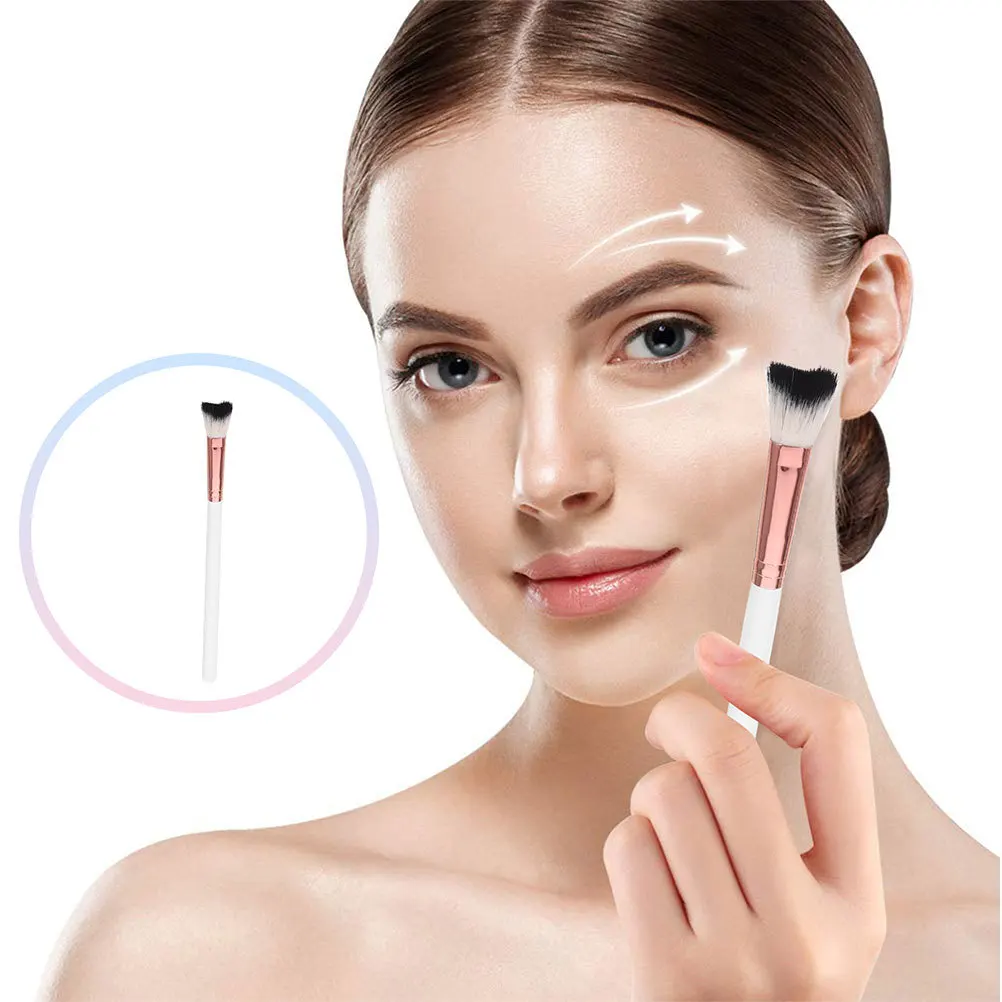 

1pcs Nose Shadow Brush For Women Soft Multipurpose Makeup Tool Highlighter Foundation Blending Brush Portable Supplies