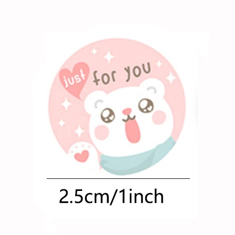 100-500pcs Cute Reward Stickers for Kids Children Kindergarten School Encouragement Students Games Toy Animals Stationery Labels