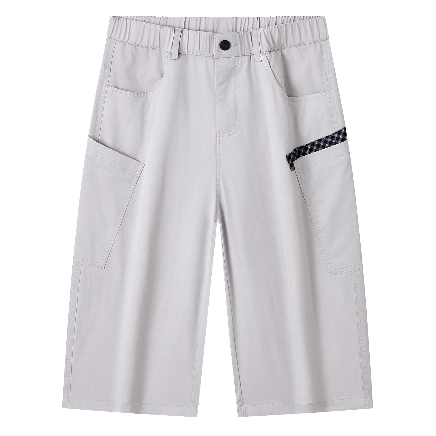 High Quality 2026 Summer Thin Lyocell Cargo Shorts Men Breathable Pants Streetwear Work Casual 3/4 Shorts Man Plus Size - view 6