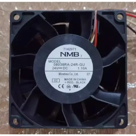 인버터 냉각 선풍기 선풍기, NMB 08038RA-24P-FA 08038RA-24R-EU, 24V 0.5A, 1.1A, 80x80x38mm, 신제품