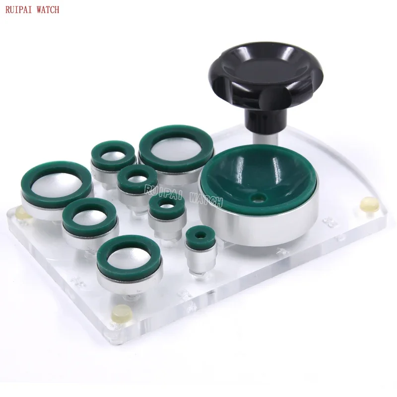 

Watch Suction Back Case Cover Opener with 9pcs Dies for Watchmaker Watch Repair Tool Accessory 16-45MM