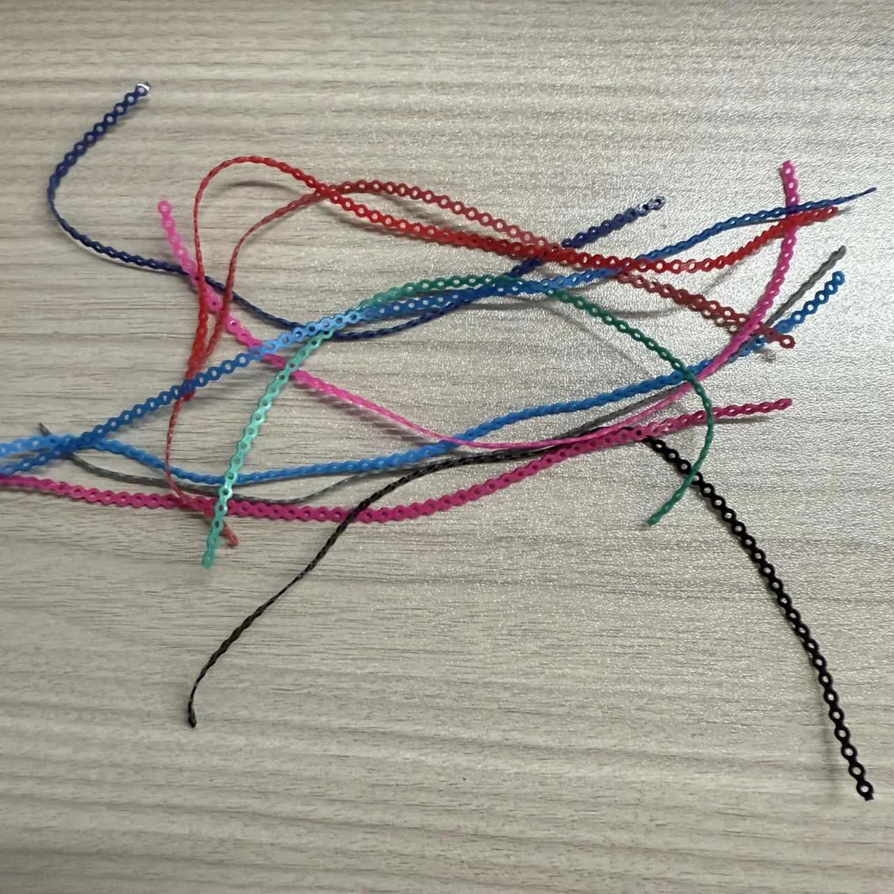 1Paket 10Stik/Paket Rantai Ortodontik Power Chain 20cm Grosir