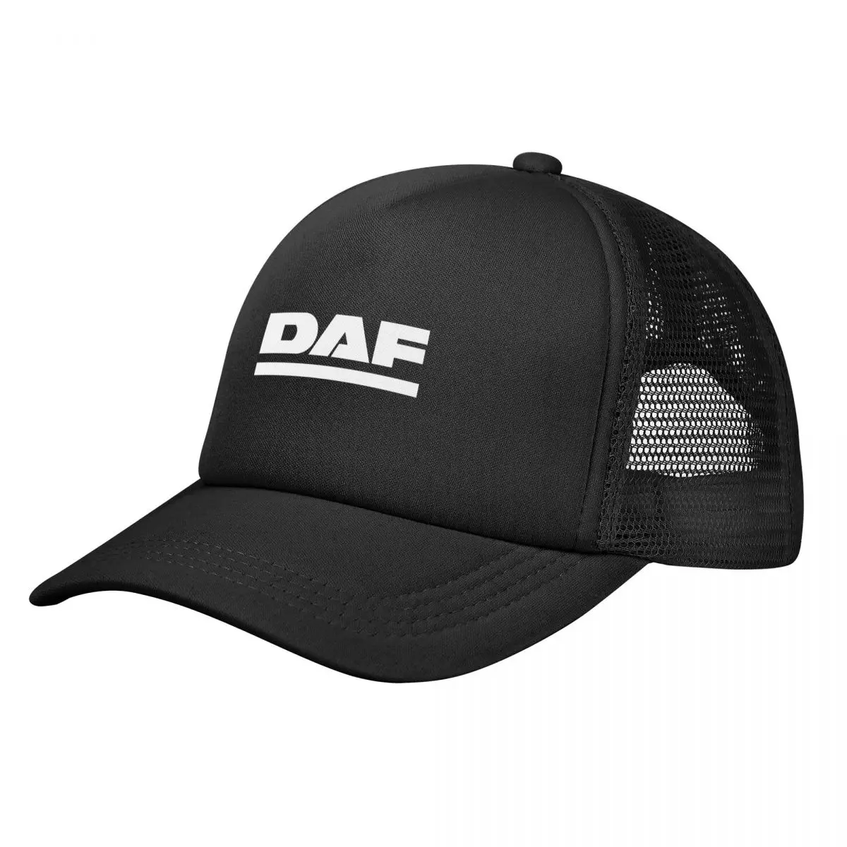 DAF-gorra de béisbol Vintage, gorra de camionero de malla, color blanco