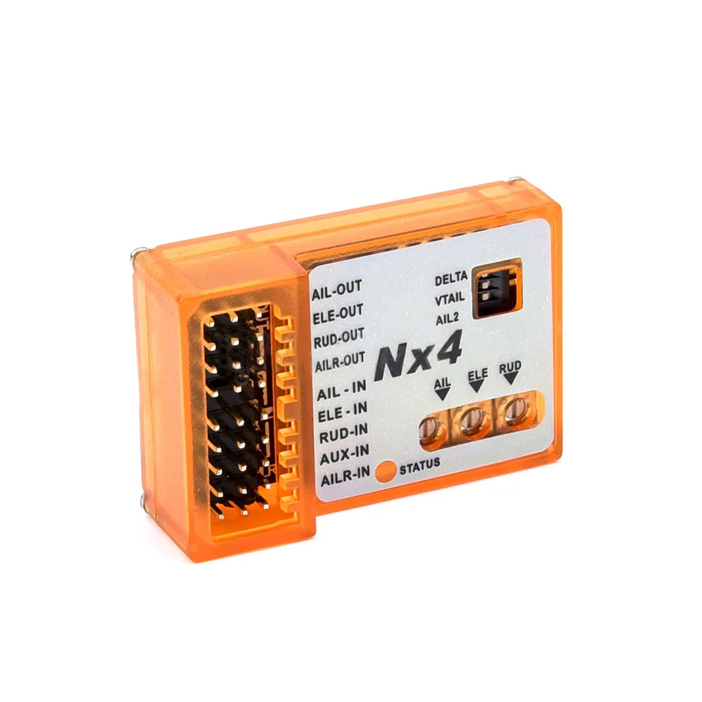 Płytka kontrolera lotu ZMR NX4 EVO PRO, żyroskop 3D do balansowania, do samolotów RC o stałym skrzydle, obsługa trybów: Rate/Hold/Gyro Off.