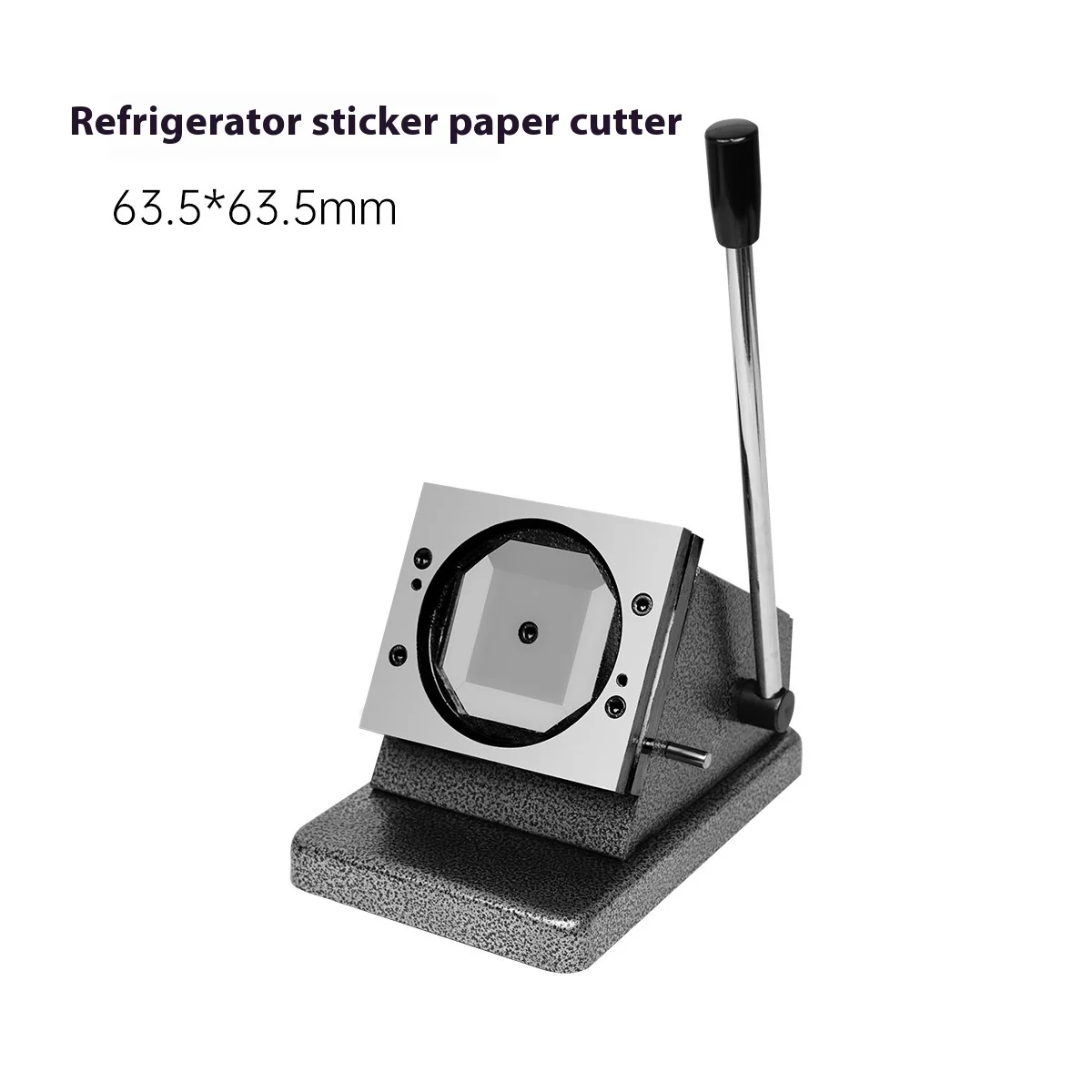 PRODUCT-63.5*63.5 مللي متر مربع الثلاجة المغناطيس آلة الضغط قالب مربع شارة آلة