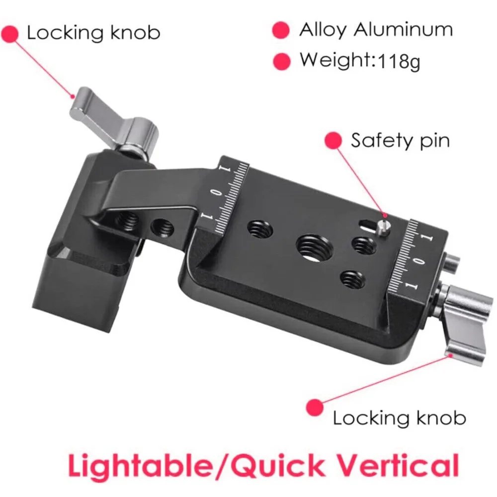 New Vertical shooting L Bracket Camera Mount for DJI Ronin RS2 RS3/RS3 PRO Gimbal Clamp
