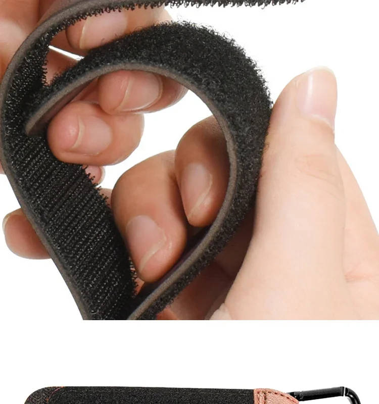 1/2 Stück Kinderwagen-Haken – PU-Leder-Organizer für Wickeltaschen und Reisezubehör mit Karabinerhaken – Detail 7