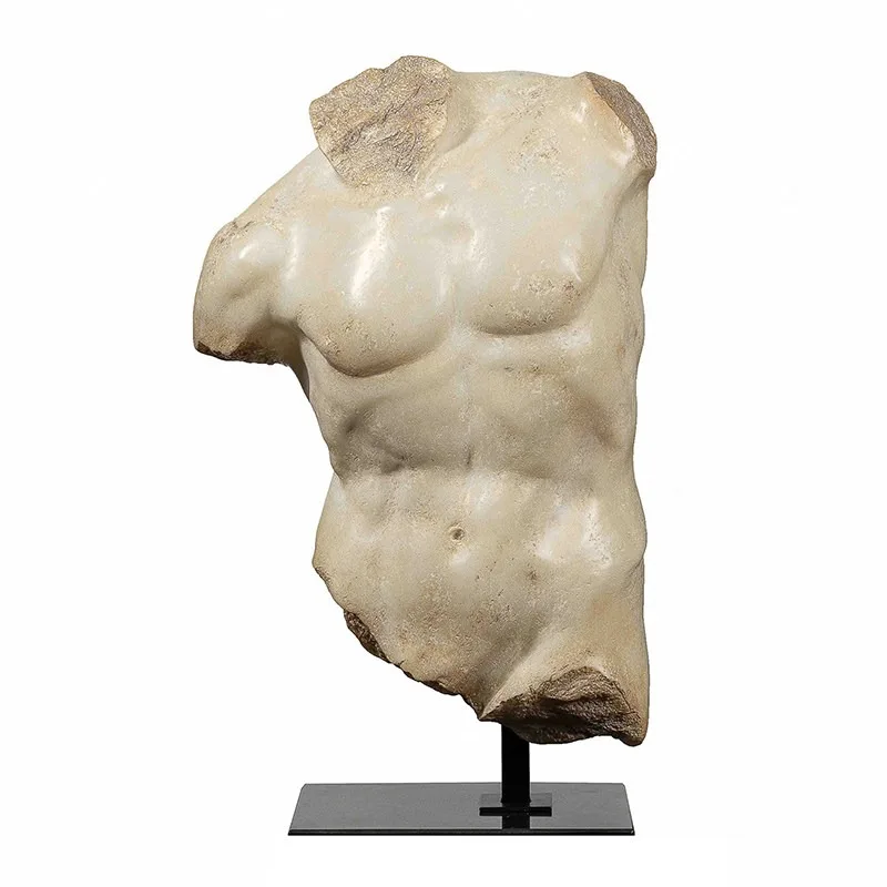 European New Character Resin Statue Ornament Home Crafts Living Room Garden Vintage Art David Bust