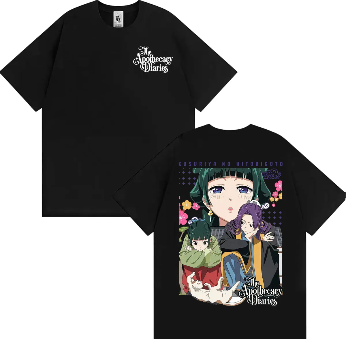 The Apothecary Diaries Manga T-shirt Maomao Jinshi Kusuriya No Hitorigoto Anime Tee Shirt Men Women Fashion Cute Vintage T Shirt