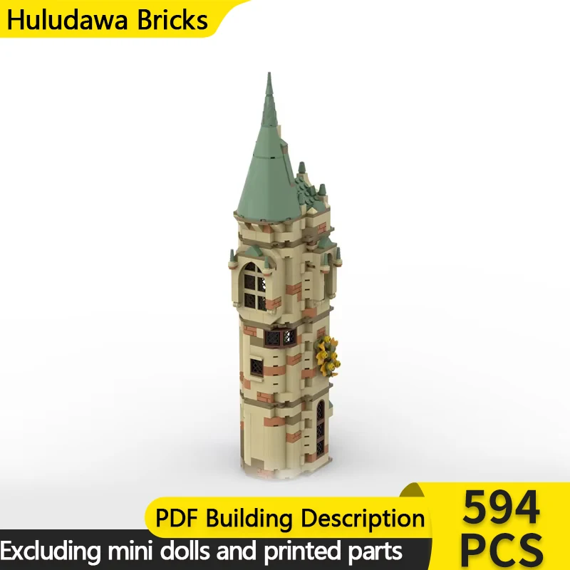 Magical Movie Model MOC Building Bricks Fortress Of Magical Academy Modular Technology Gifts Holiday Assemble Children Toys Suit