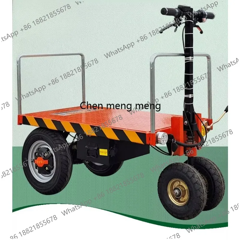 Trolley Mute Flat  Dump Truck Electric Transport Four-wheeled Cargo Transport Vehicle