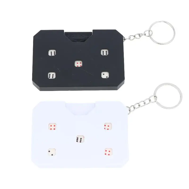 Lightweight EDC Press Dice Fidget Toy Mechanical Stress Relief Portable Board Game Prop for Camping Trip Use