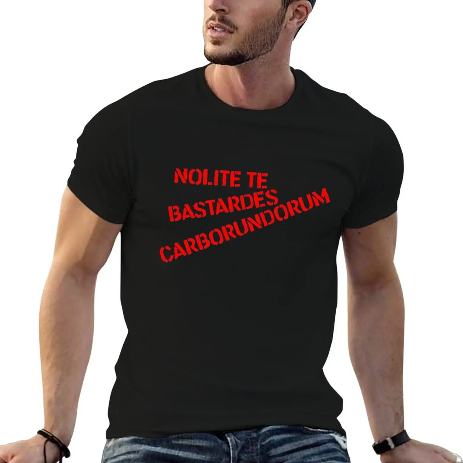 Nolite Te Bastardes Carborundorum - Red T-Shirt custom shirt designer shirts tee shirts for men