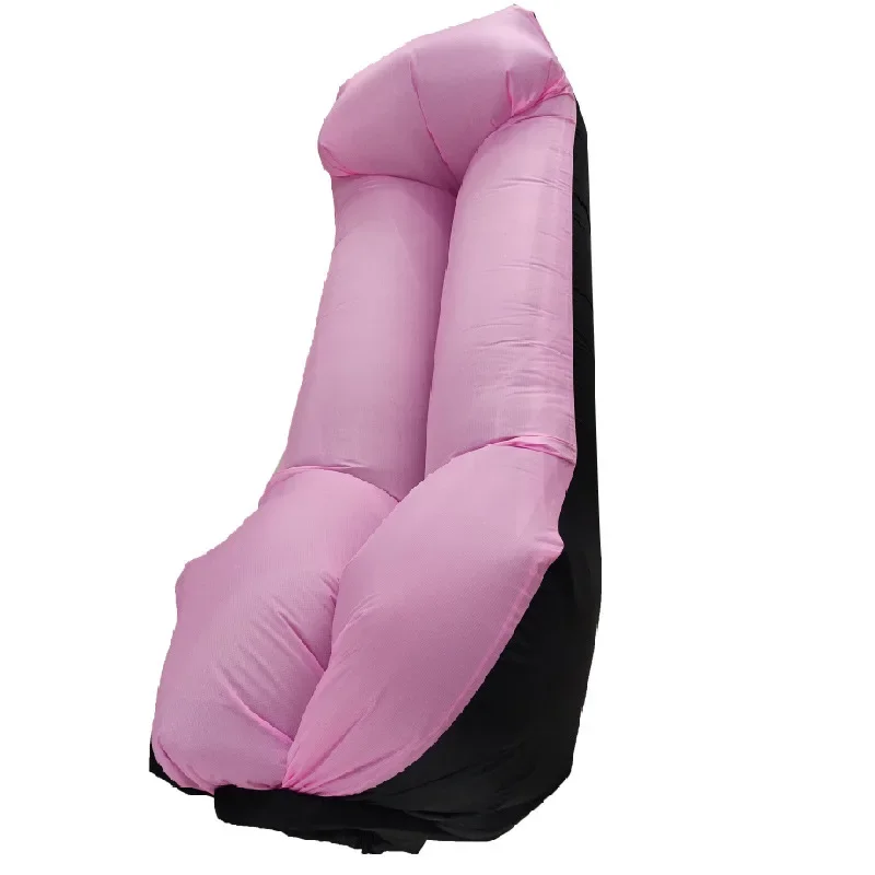 2026 2026 Inflatable Waterproof Sunshade Compact Lightweight Portable Air Folding Beach Bed Lazy Sleeping Bag Lounger Sofa