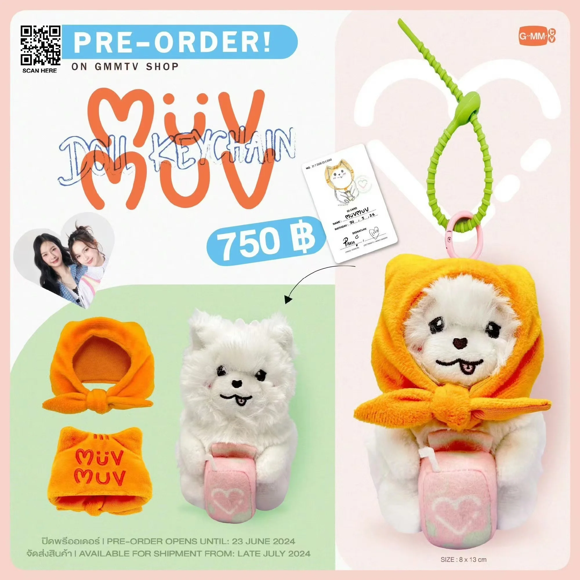 23point5 GMM Official Commodity MilkLove MUVMUV Canvas Bag Hat