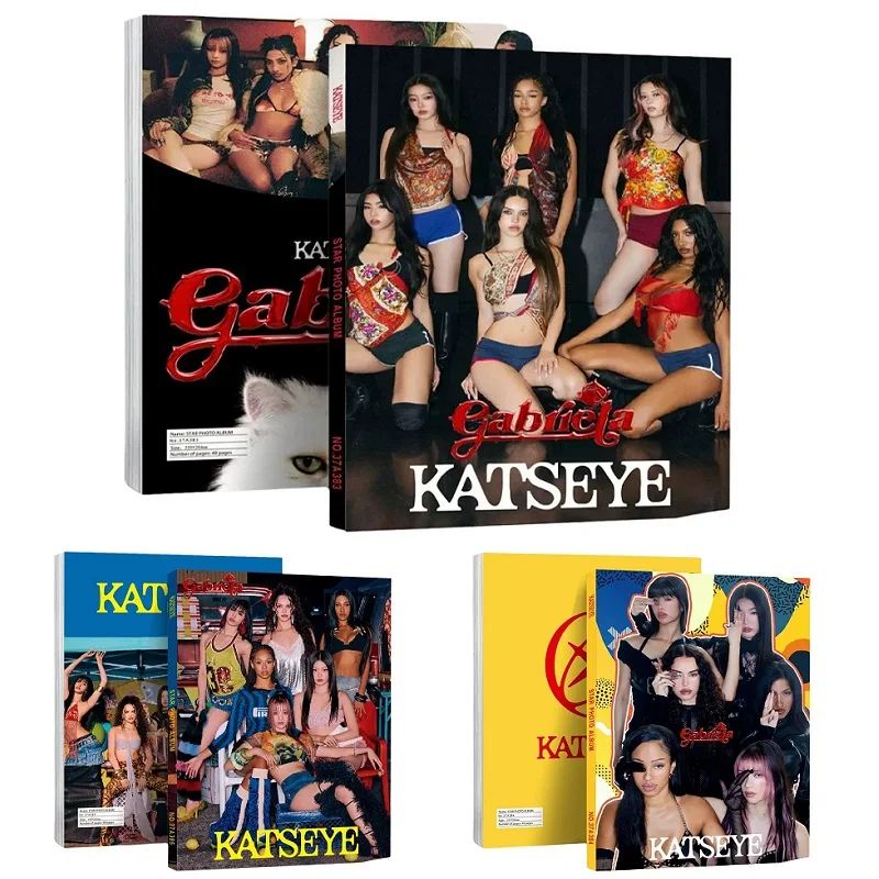 KATSEYE Gabriela 80P Photo Book, Beautiful Chaos, Kpop Girl Group Merch, Photocard, Sticker & Poster, Fans Gift