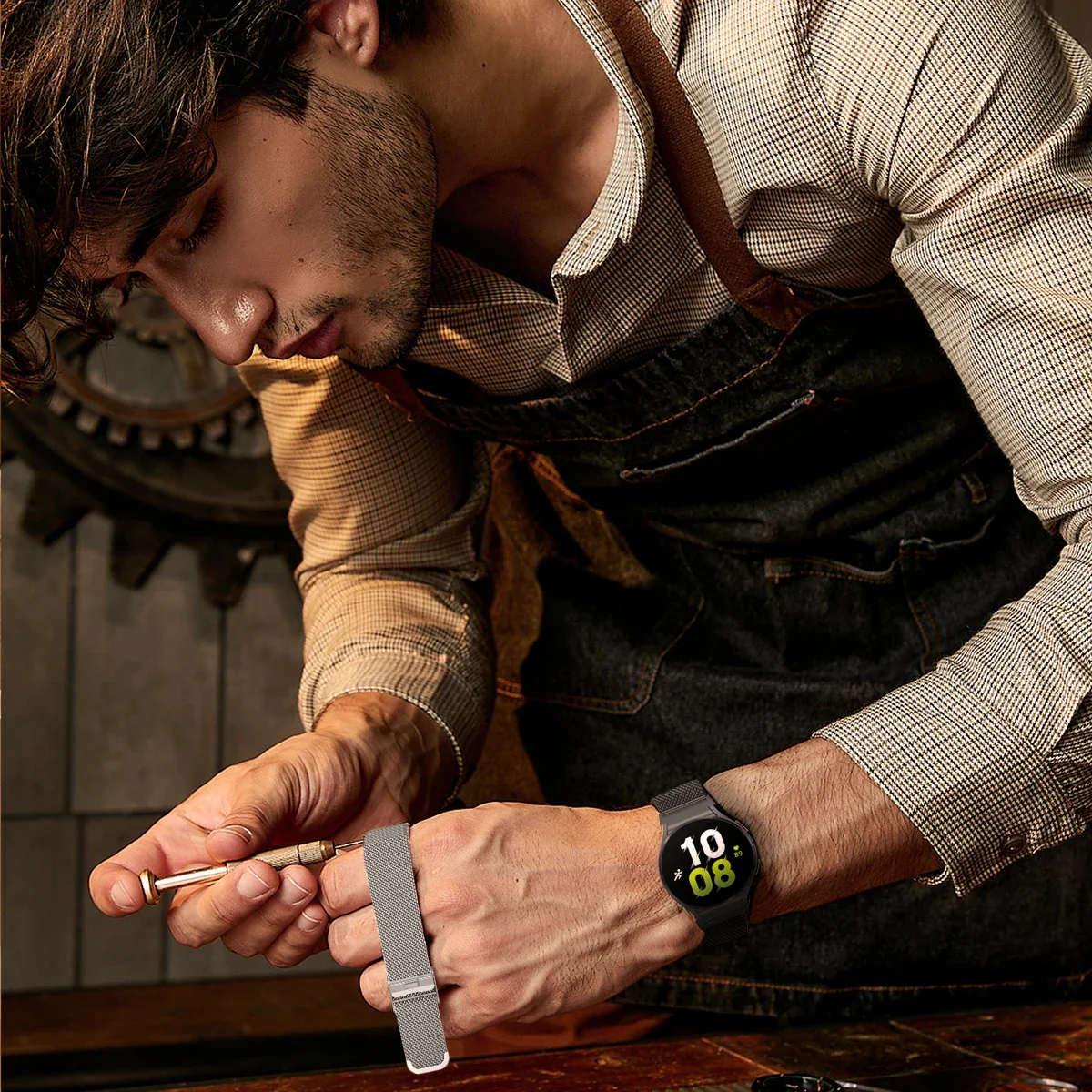 لا فجوات حزام من الفولاذ المقاوم للصدأ لساعة سامسونج جالاكسي 4 5 6 7 40 44 مللي متر 6 4 كلاسيكي 43 مللي متر 47 مللي متر سوار معدني لسوار جالاكسي 5Pro