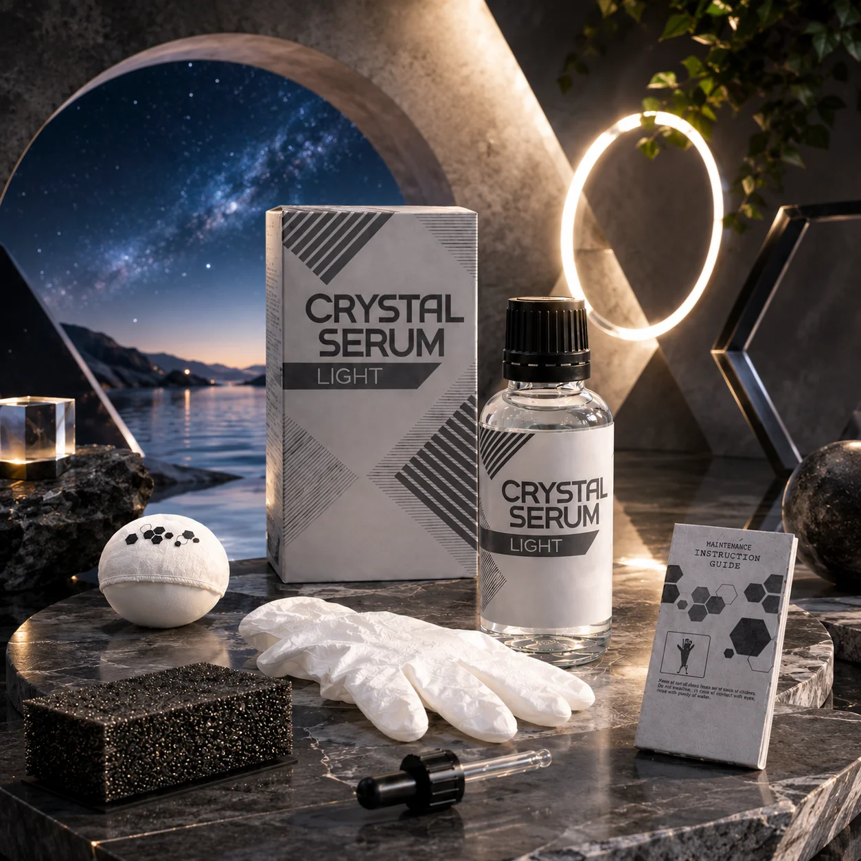 クリスタルセラムライトセラミックコーティング-車用塗装保護-高光沢-簡単塗布-30ml-5年間耐久性