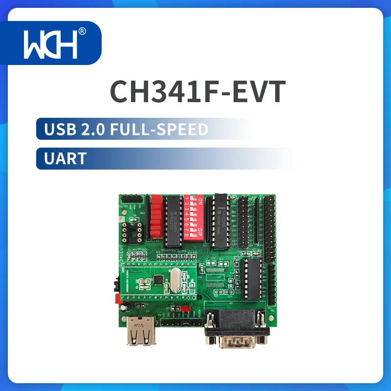 2Pcs/Lot CH341 Evaluation Board USB 2.0 full-speed UART