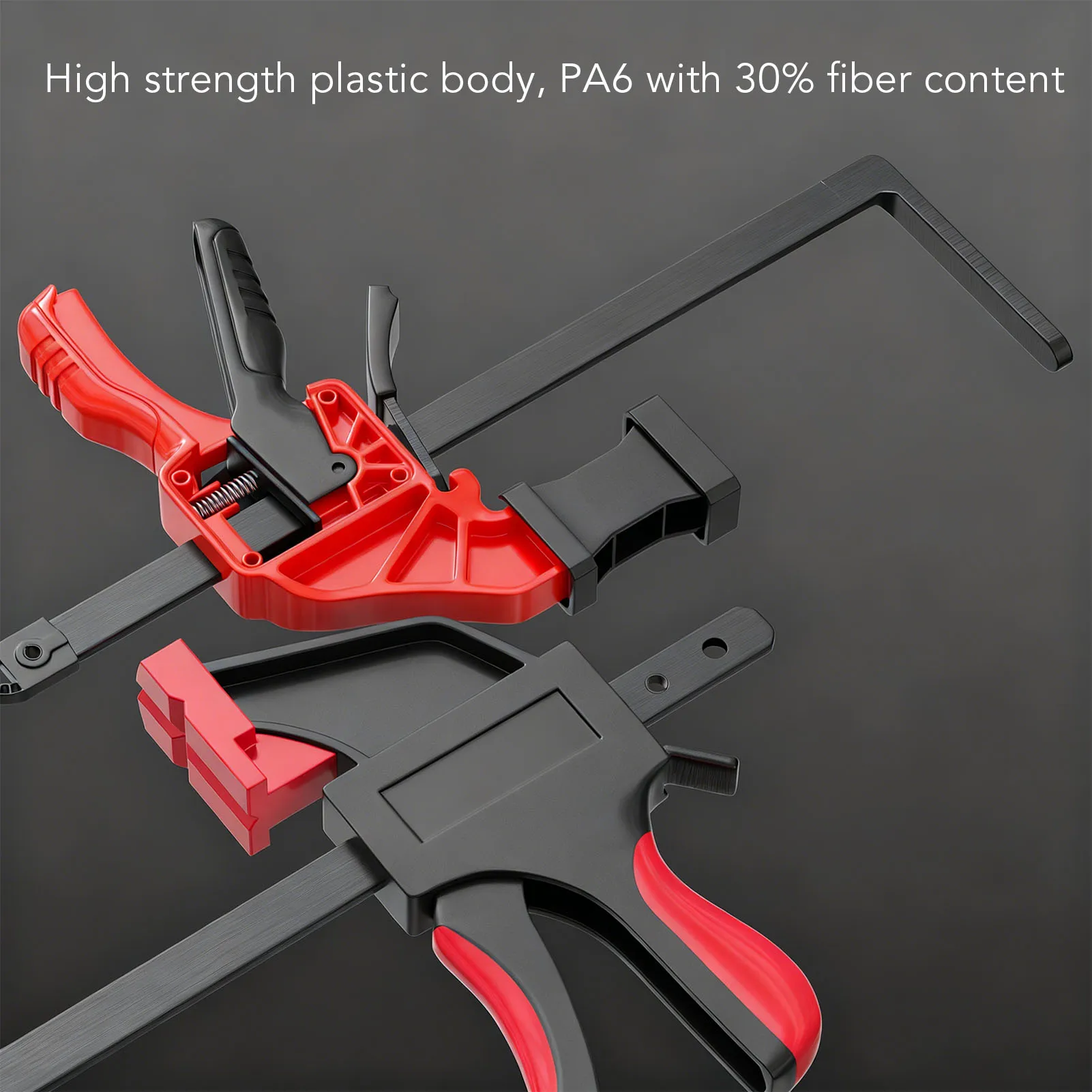 90kg Clamping Force Quick Release Track Clamp Fit for Makita Circular Saw Track Guide System Thin Design for Secure Woodworking view 4