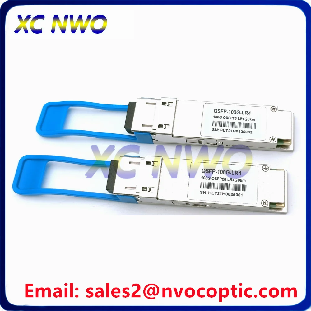 QSFP-100G-LR4 10KM 20KM Duplex LC DOM 100G SingleMode 1310nm 100G Base-LR4 LWDM Fiber Optical Transceiver Compatible Cisco Code