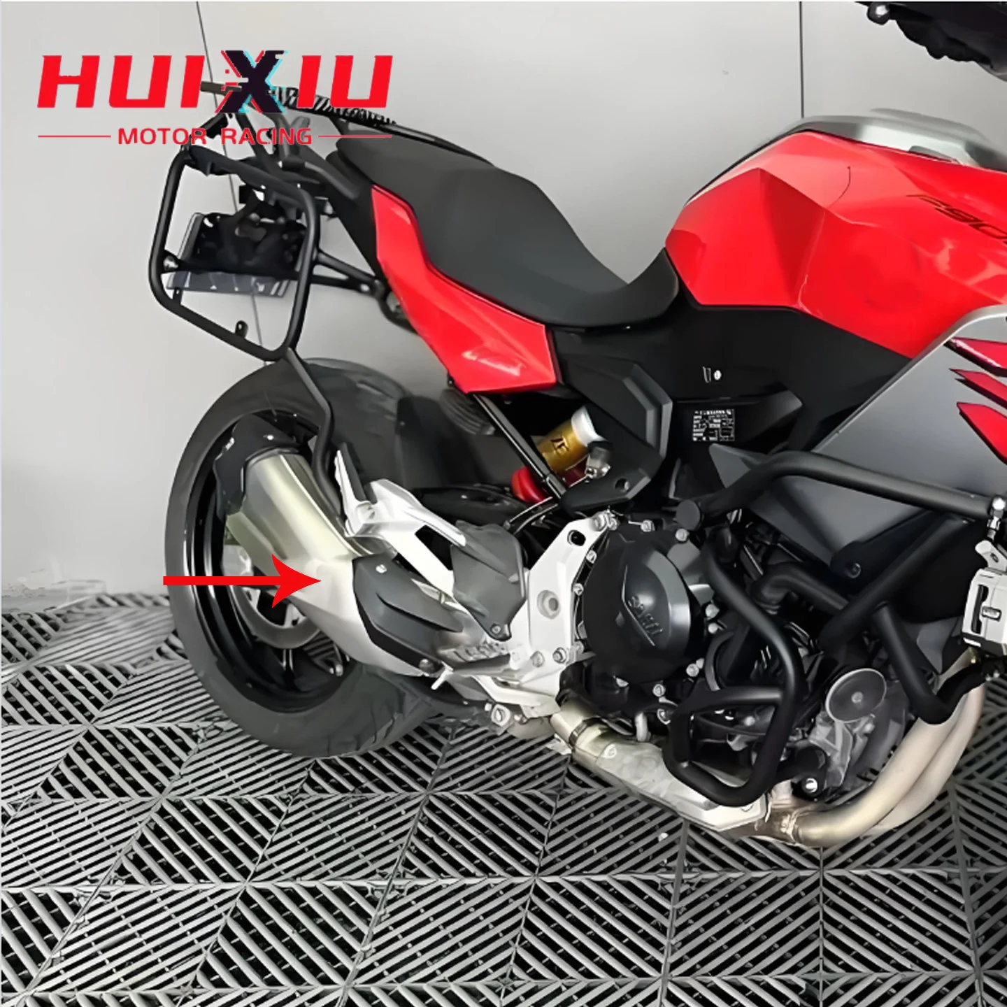 For BMW F900R F900XR Motorcycle Exhaust Anti‑Scald Cover Heat Shield Protector Modified Decor Accessories