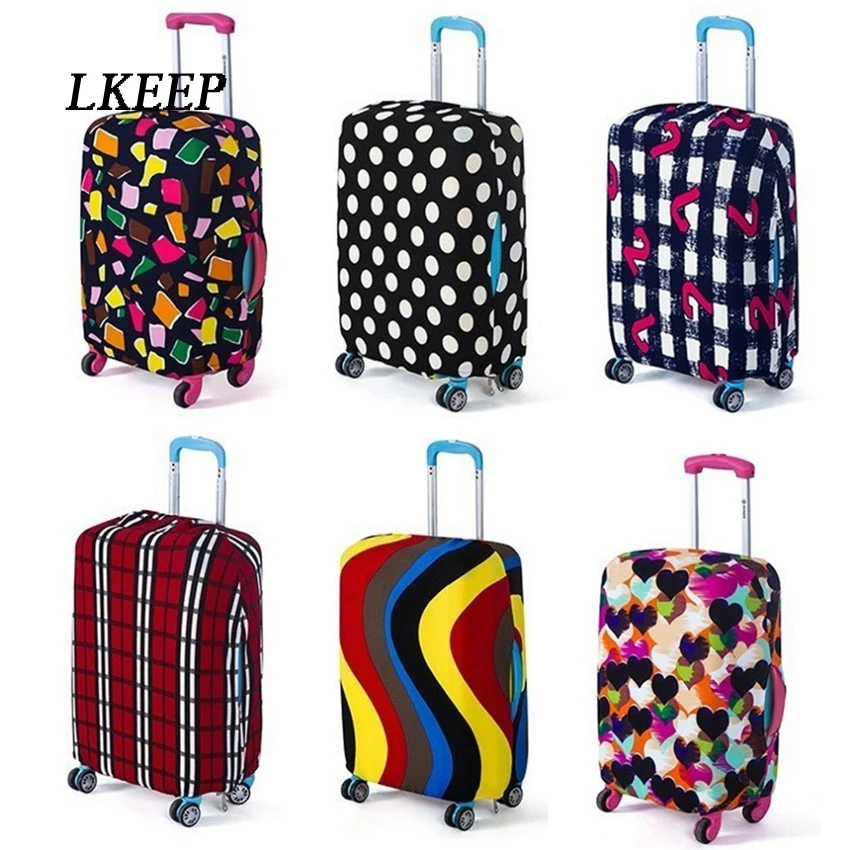 Travel Luggage Suitcase Protective Cover Elastic Baggage Cover Trolley Case Luggage Suitcase Dust Cover Travel Accessories