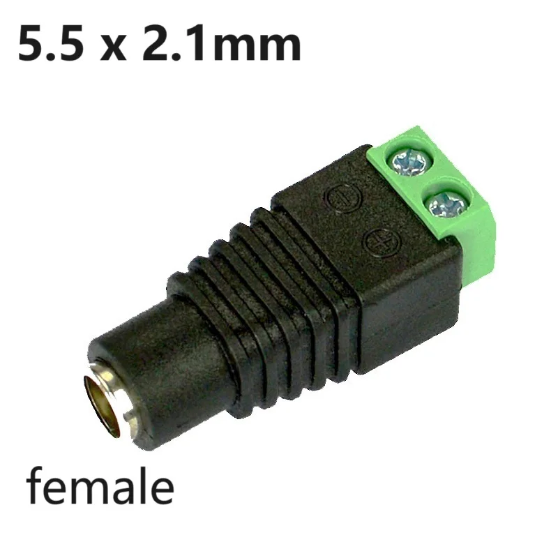 Złącze DC Adapter wtyczki zasilania Kamery CCTV 2,1 mm x 5,5 mm Żeńska męska wtyczka zasilania DC Złącze męskie Gniazdo wtykowe — zdjęcie 4