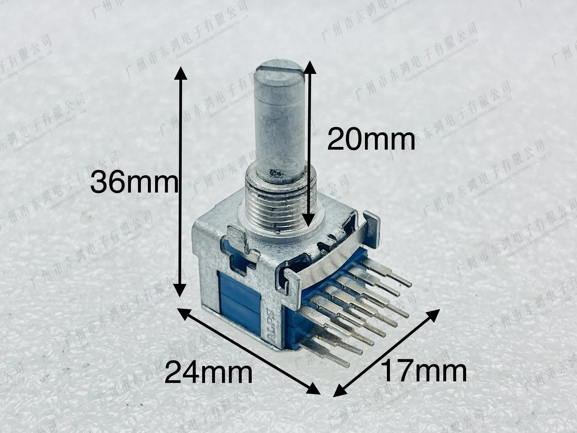 1PCS Alps Srbu type band Switch, Japan, double 2-knife 6-stop axis length 20mm
