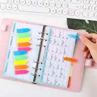 A6 Loose Leaf Notebook Refill Spiral Binder Inner Page Budget Page Weekly Monthly Inside Paper Stationery 4