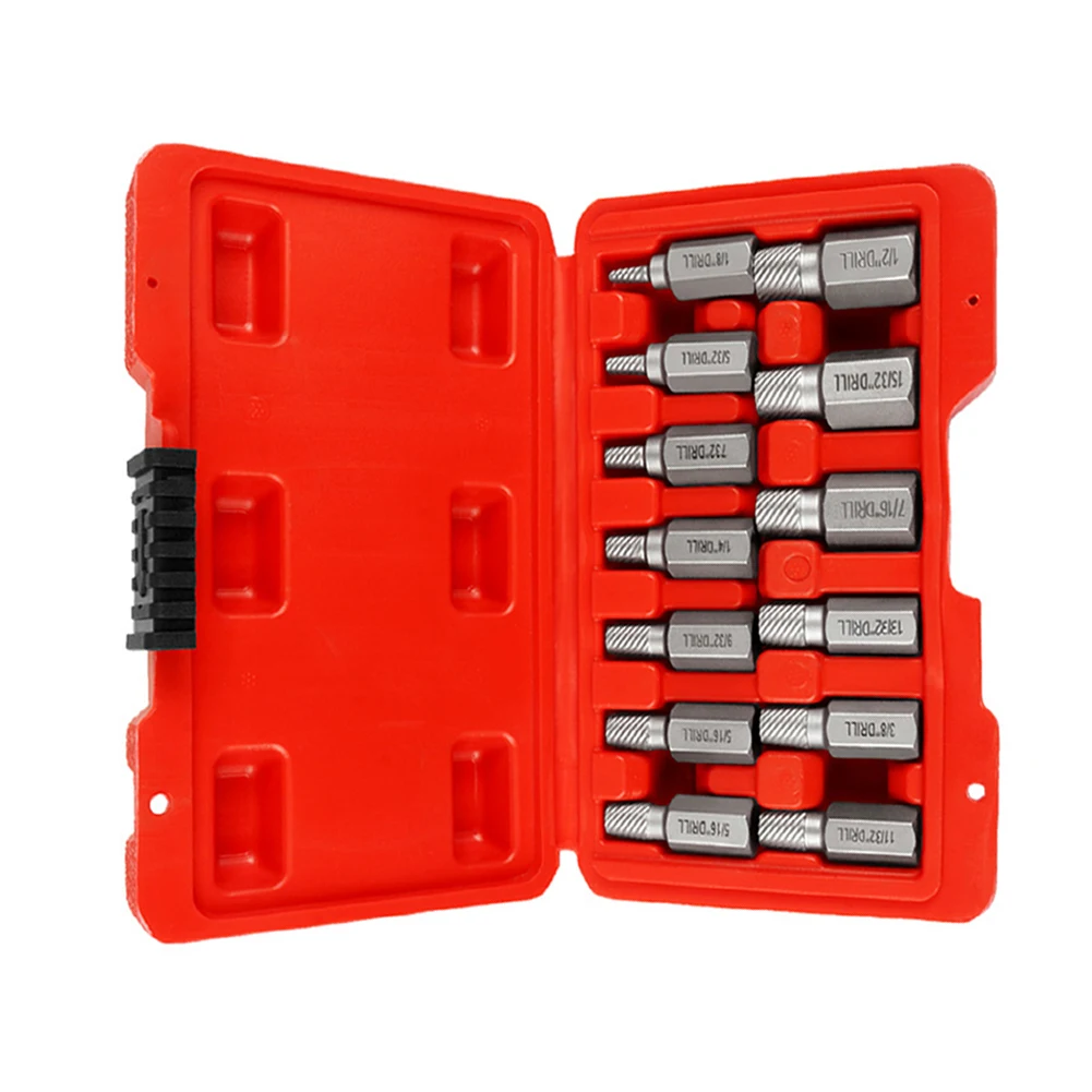 

As Picture Bolt Extractor Electric Drill Damaged Screw Tool Easy Identification Markings Extra Grip Design Fast Screw Removal