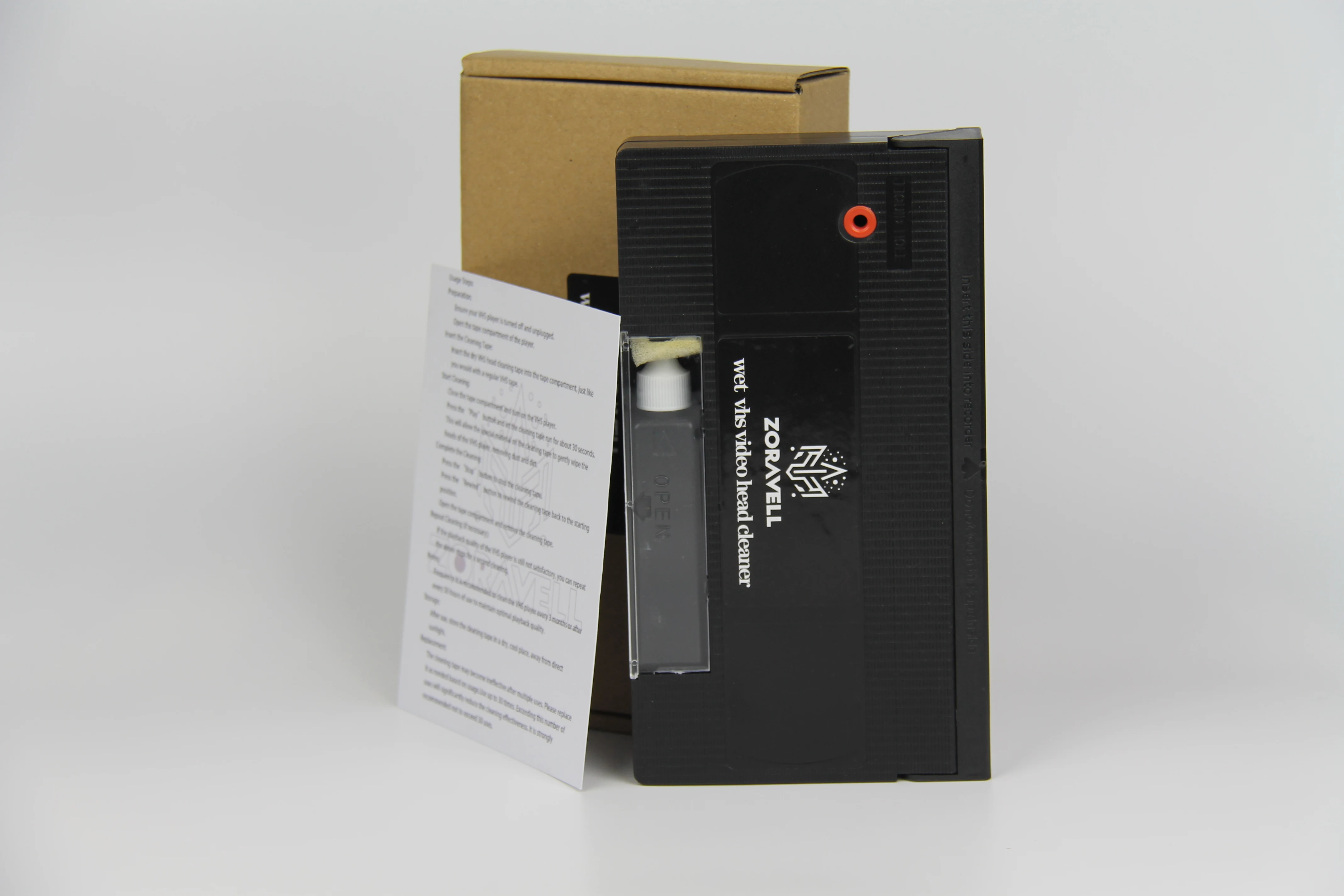 Kit Pulizia Testine Per Audiocassette – Nastro Detergente Per Pulire Testine Di Lettura E Registrazione, Ripristina La Qualità Audio