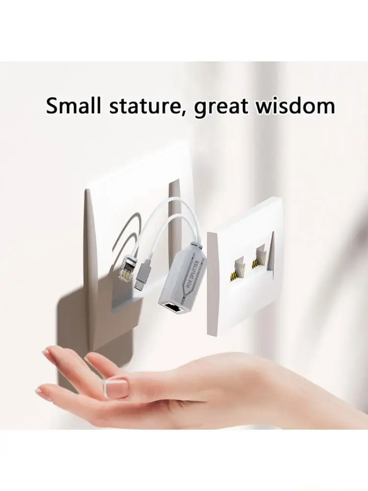 M5TD Lowly Profile Micros USB/Type c Poe Splitter Voltages Converters 40V To 5V With Compactly Design For Security Equipment
