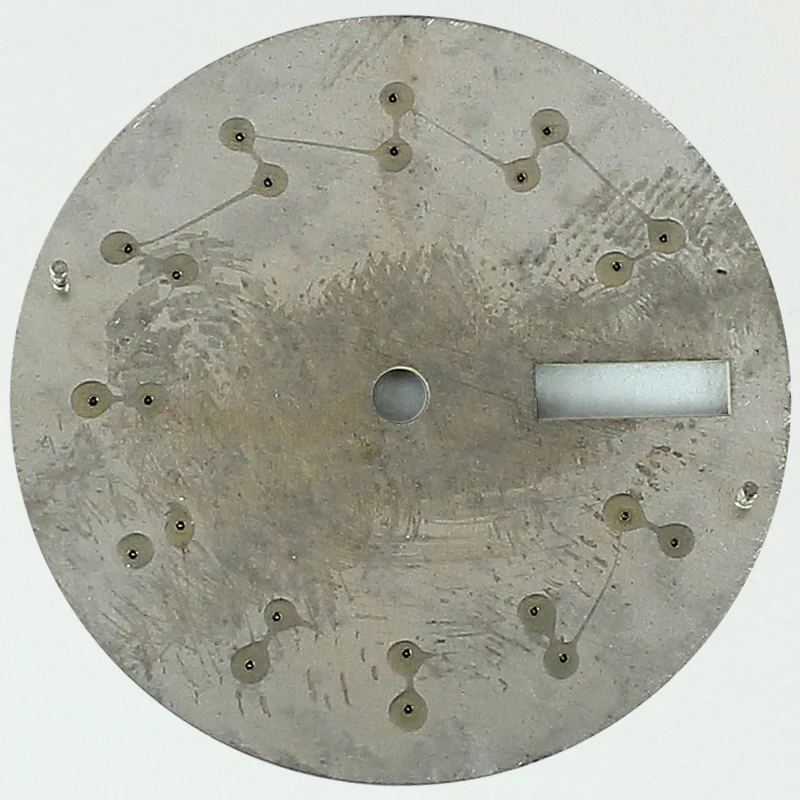 28.5 มม.นาฬิกา nh36 วันวันที่ C3 Luminous dial สําหรับ nh36 อัตโนมัติแก้ไข Tuna กระป๋องนาฬิกาอุปกรณ์เสริม