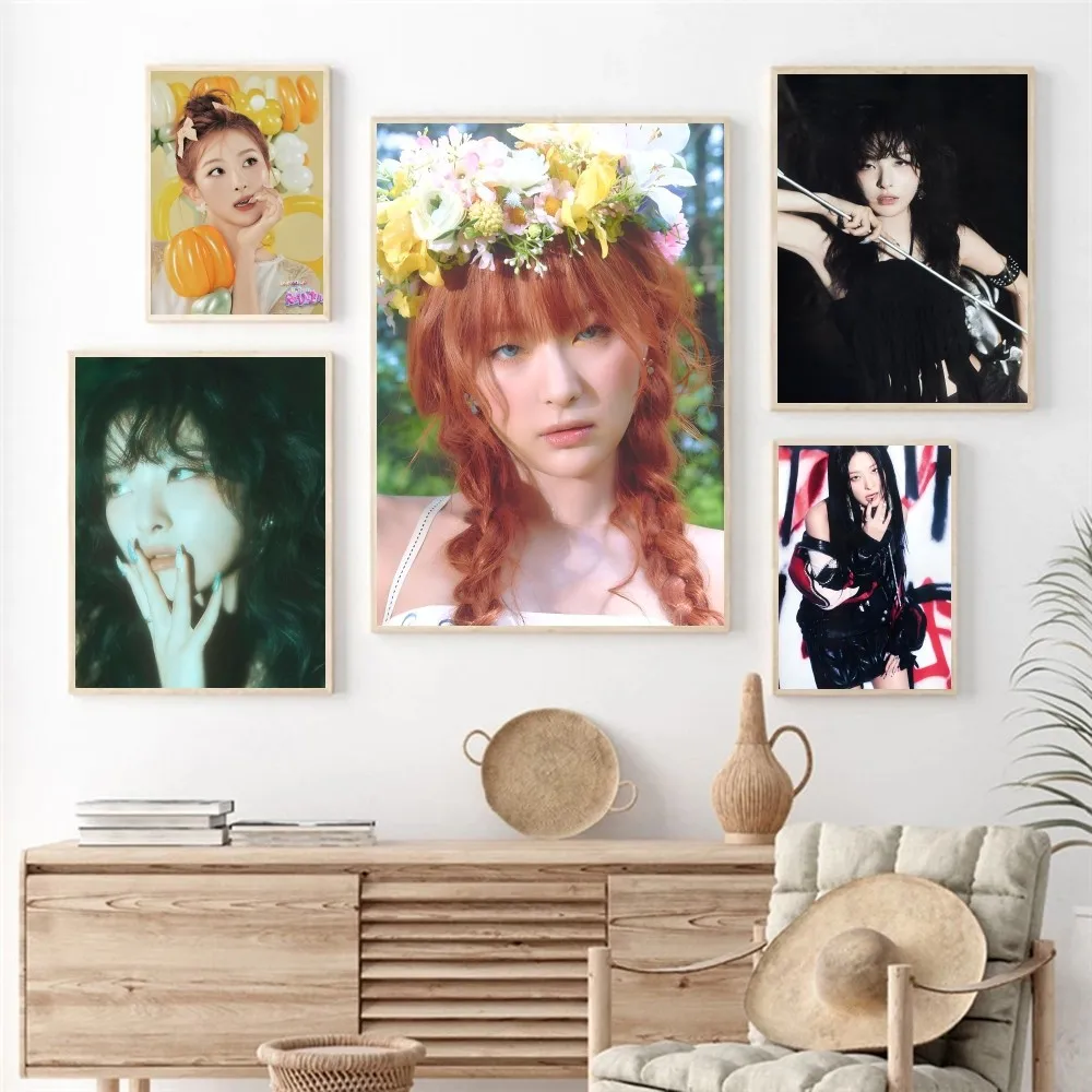 Kpop Seulgi R-Red Velvet Poster Paper Print Home Living Room Bedroom Entrance Bar Cafe Art Painting Decoration