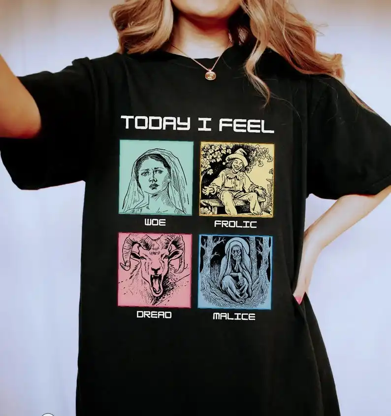 Severance Today I Feel T-Shirt, Cozy Severance Shirt, TV Series Fan Shirt, Gift for Severance Lover,Mood Shirt,Lumon Shirt